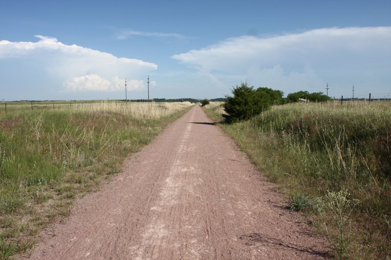 Cowboy Trail looking East from Valentine, Neb.