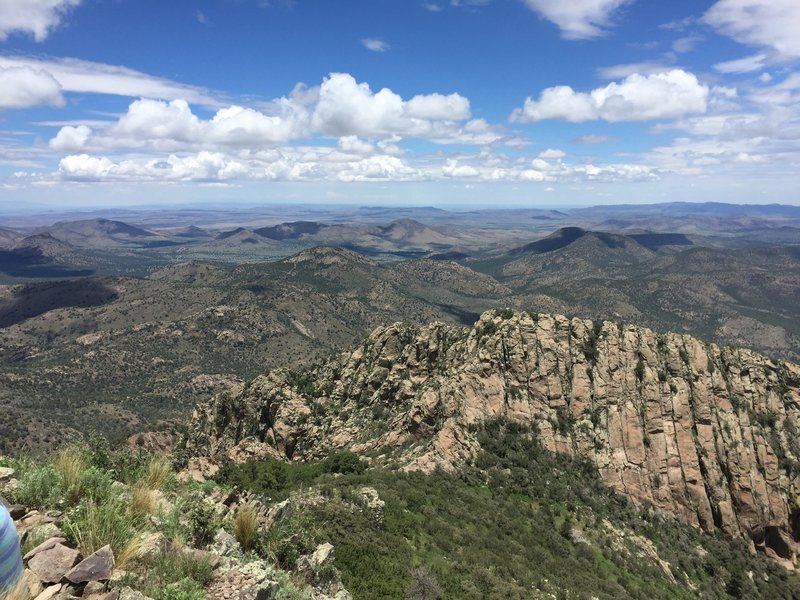 View to the north of Mount Livermore.