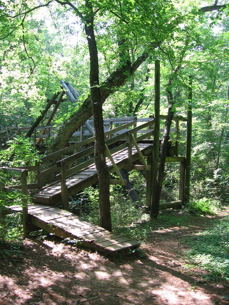 Nice footbridge, on Etowah Trail