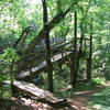 Nice footbridge, on Etowah Trail