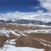 Top of High Dune facing east toward the San De Cristo Mountain range