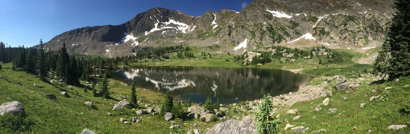 Missouri Lakes panorama, with Savage Peak on the left.