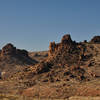 Along the Mule Ears Trail.