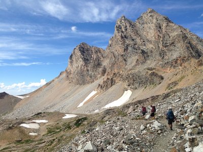 Traversing below Static Peak on the Static Peak Divide.