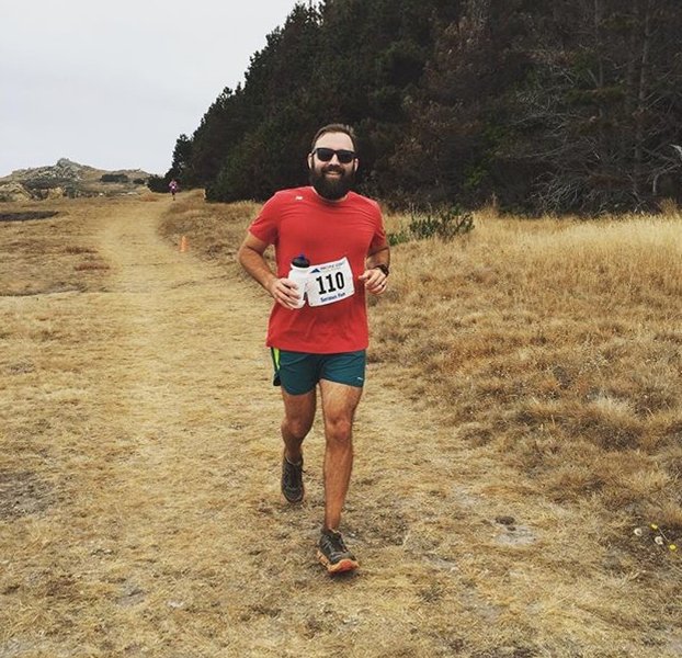 Coastal trail close to the finish.