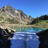 Imperial Tarn at the Upper Basin at the end of the trail.