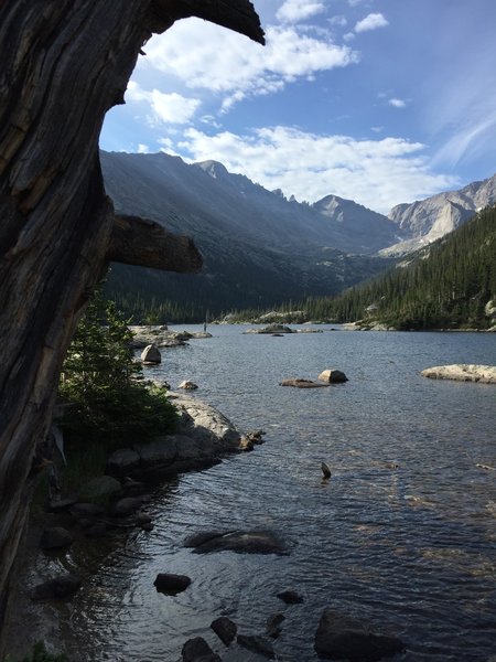 Mills Lake in Rocky Mountain National Park.