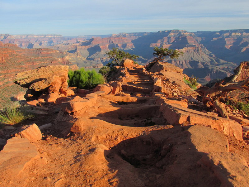 South Kaibab Trail, early morning.