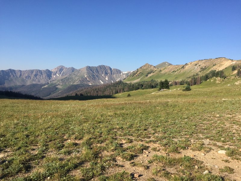 View from Baker Pass to the west.