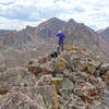 Exploring the nearby ridge extension between South Rock Creek and North Rock Creek.