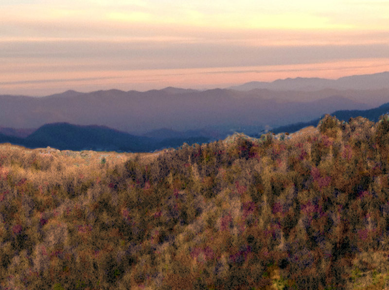 Afternoon mountain light.