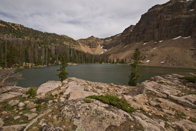 Arriving at Ibantik Lake.