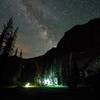 Milky way over my camp at Ibanitk Lake.