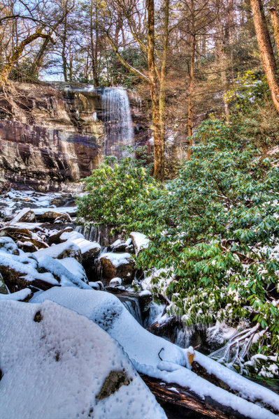 Great Smoky Mountains National Park - Rainbow Falls.