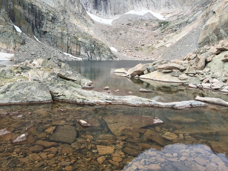 Chasm Lake below Long's Peak.