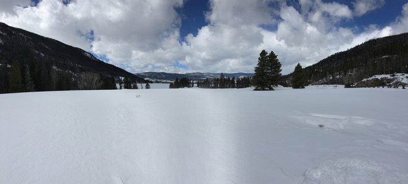 Start of East Inlet Trail RMNP 3/16.