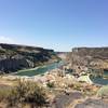 Over looking Shoshone Falls and the Snake River.