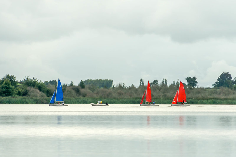 Cloudy day on Lake Ngaroto.