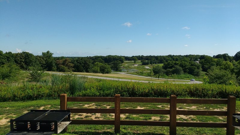 View from Hilltop Group Area.