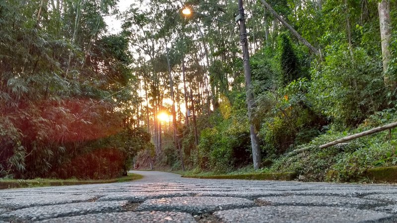 Estrada para o Parque da Cidade de Niterói - Road to the Niterói City Park