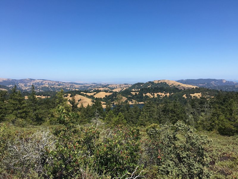 Looking SE from Rocky Ridge Fire Road