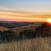 Sunrise view from Eagle Spring backpacker's camp on Mission Peak.