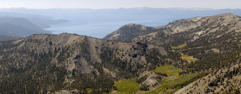 Lake Tahoe from Mount Rose summit.