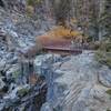 The bridge crossing along the Eagle Lake Trail.