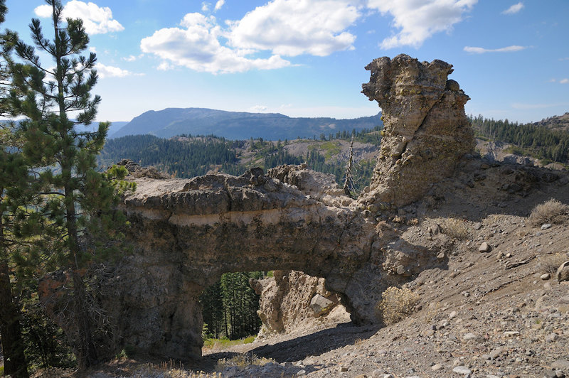 Natural bridge on Razorback Ridge at Royal Gorge. with permission from George Lamson