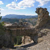 Natural bridge on Razorback Ridge at Royal Gorge. with permission from George Lamson