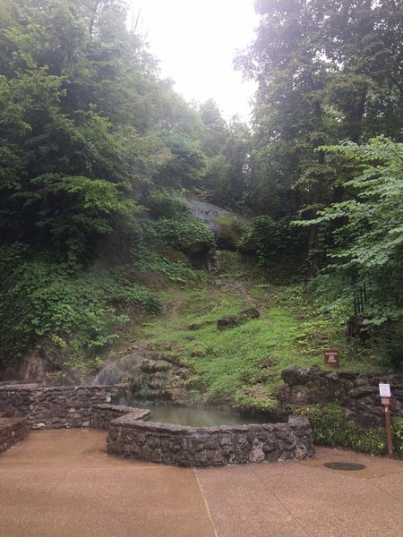 Hot Spring, located north of Superior Bathhouse.