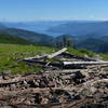 Looking towards Lake Pend Oreille from Chilco Mountain, Idaho.