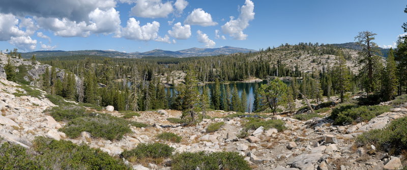 Long Lake sitting below the Palisades Creek Trail. with permission from George Lamson