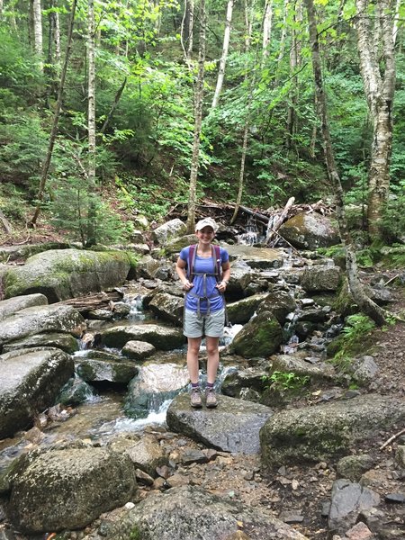 First stream crossing.