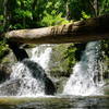 You'll pass by this scenic waterfall on the way to the summit of Mt. Tam.