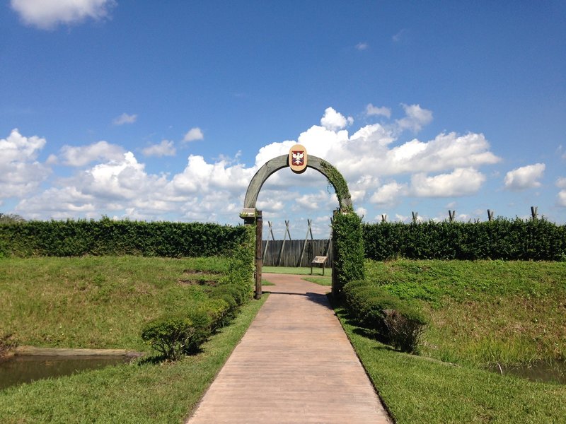 Entrance to Fort Caroline