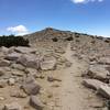 Approaching the summit of San Gorgonio Mountain, a.k.a. "Old Greyback"