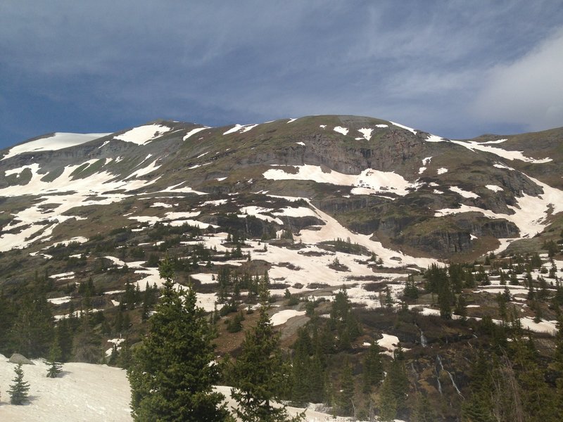 Lots of snow means lots of waterfalls along the trail.