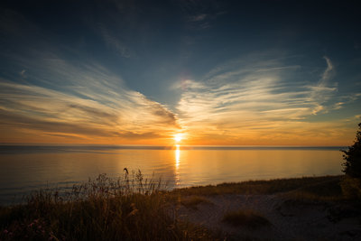 Great sunset on the beach!