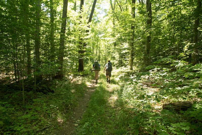 Backpacking on North Manitou Island.