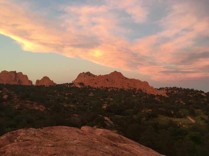 Garden of the Gods is magical, the best time is at sunset!