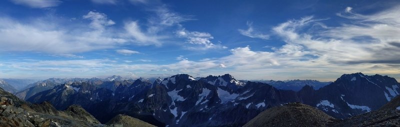 View from Sahale Glacier campground