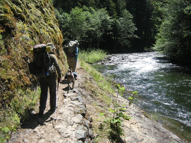 Hugging the Salmon River.  Photo by Daniel Sanderman