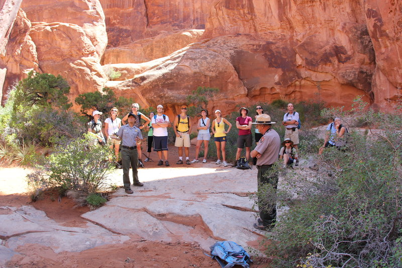 Fiery Furnace: A ranger tells the story of the park.