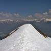 The summit of Monte Gambarogno (1.739 m) under snow.