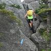 Last scramble to White Rock Mountain summit.