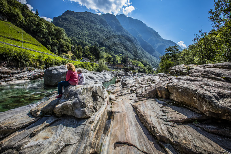 Verzasca River.