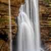 Virgin Falls State Natural Area in the fall.