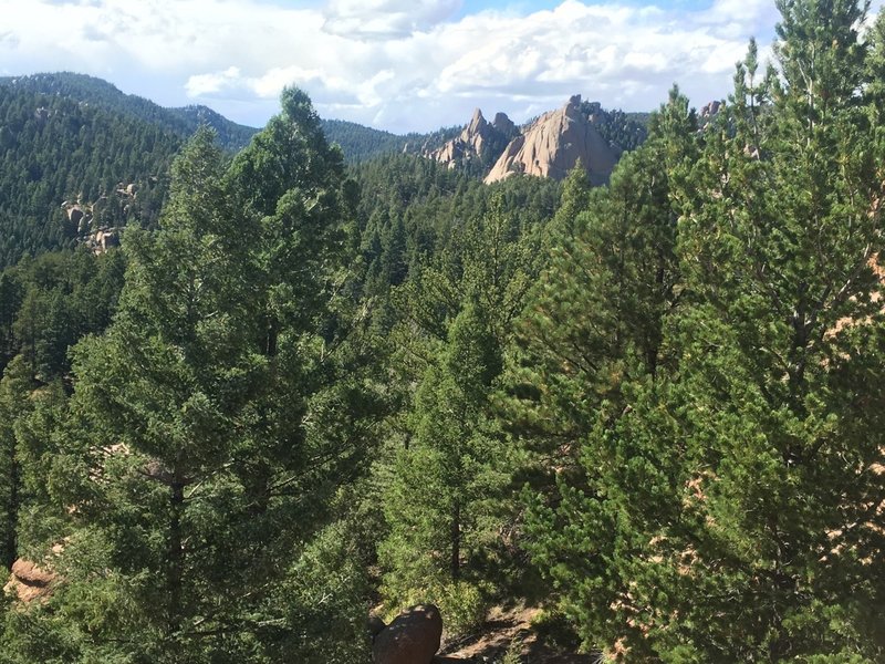 View to the north from overlook point