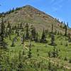 Descending the south side of Noble Knob